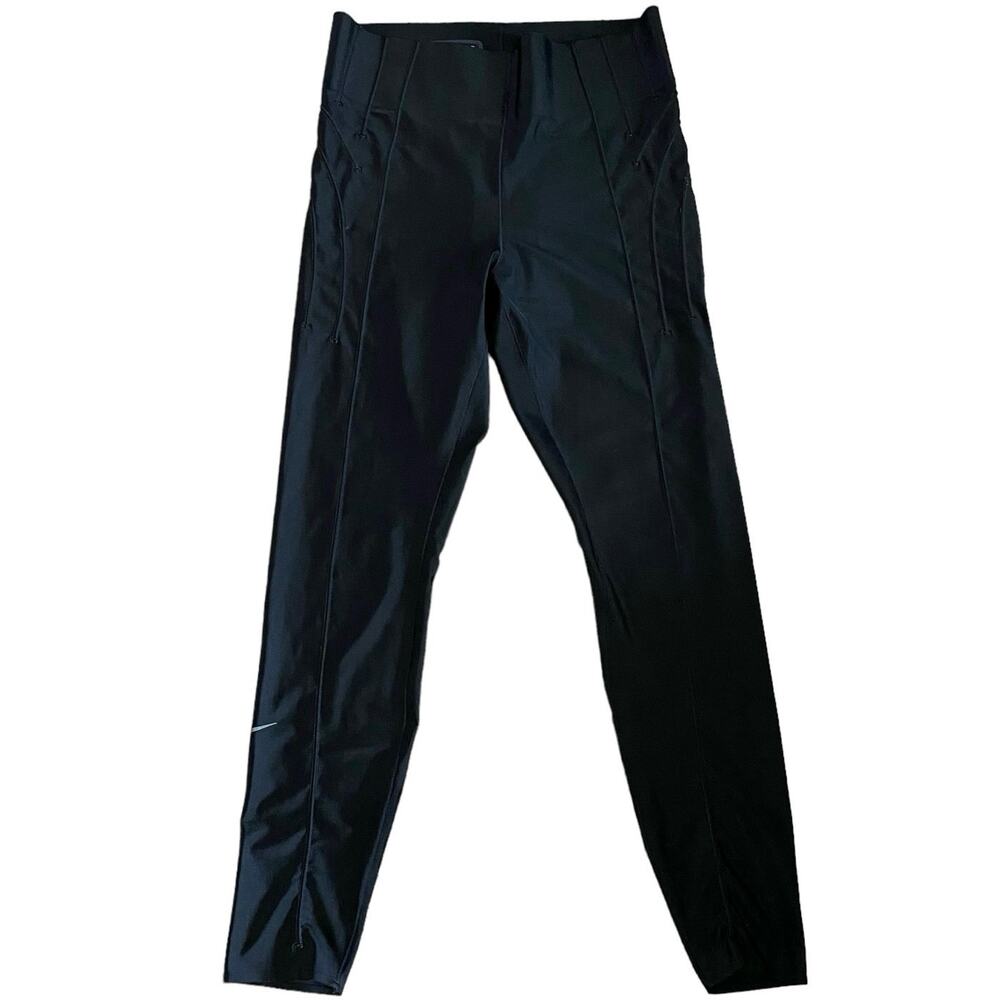 Nike Size M City Ready 7/8 Training Tights High Rise Waist Black Running
